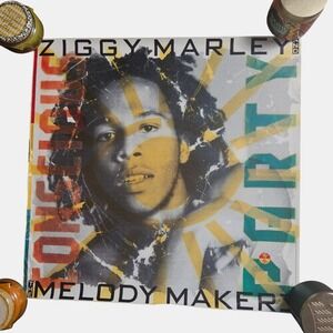 Ziggy Marley And The Melody Makers Conscious Party 24x24 Promo Poster VTG 1988